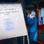 Photo of pharmacy with covid secure measures