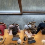 Photo of children home schooling