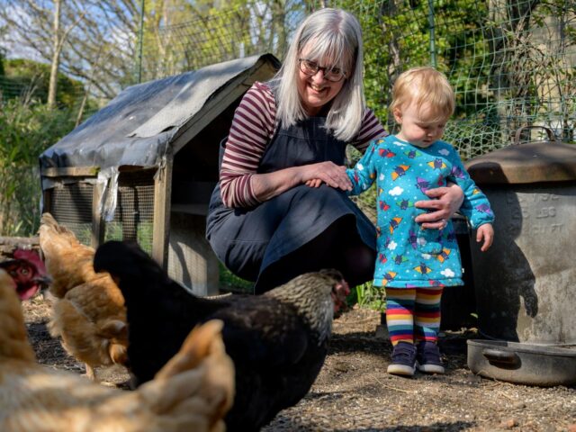Photo of woman and grandchild