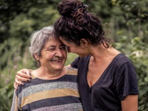 Photo of young woman carer