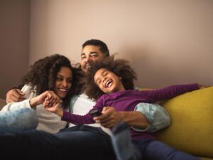 Photo of happy family