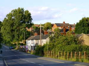 photo of village street