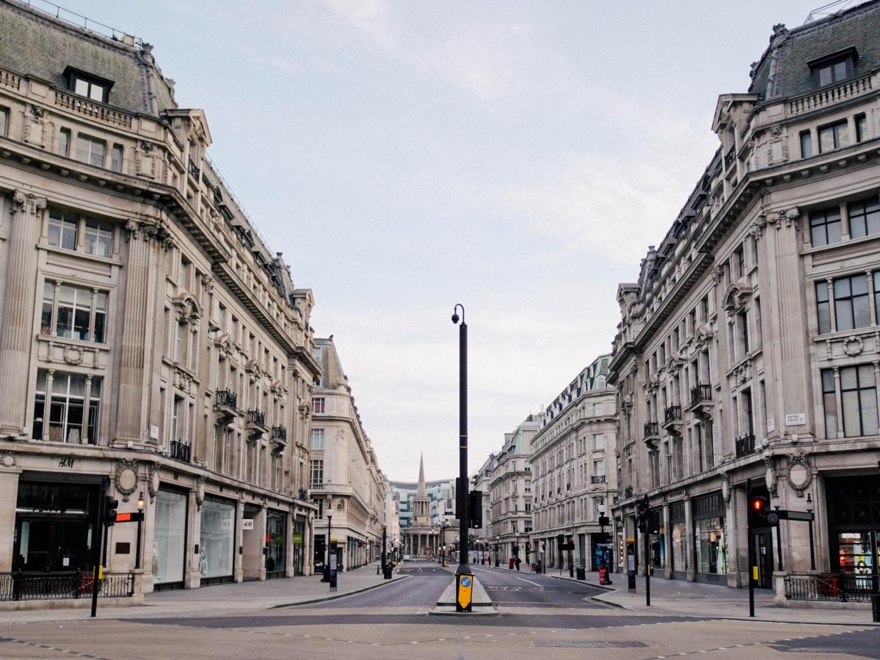 Oxford Street deserted