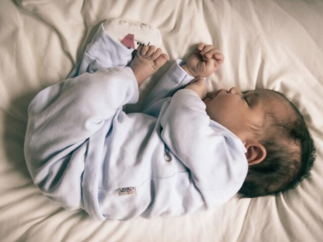 photo of sleeping baby