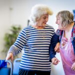 Photo of older women chatting
