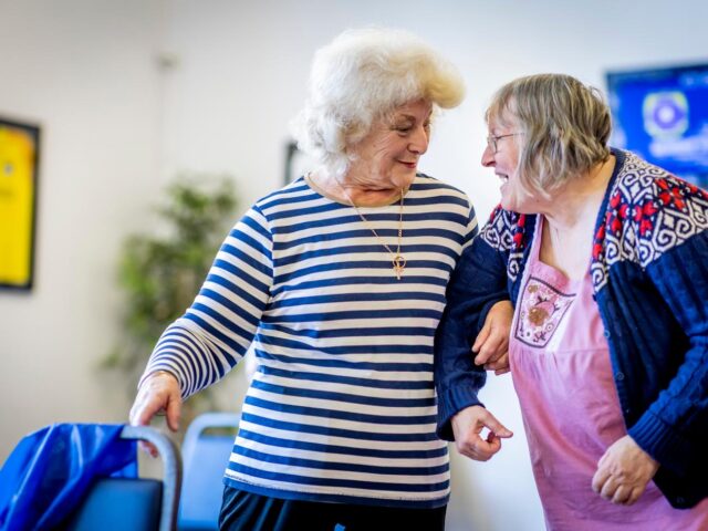 Photo of older women chatting