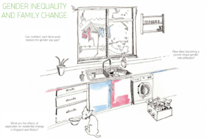 A kitchen scene with a sink, washing machine, and a dog sitting on the floor near a bowl.