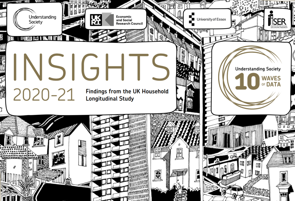 Insights 2020-21 report cover featuring illustrations of various buildings and homes.